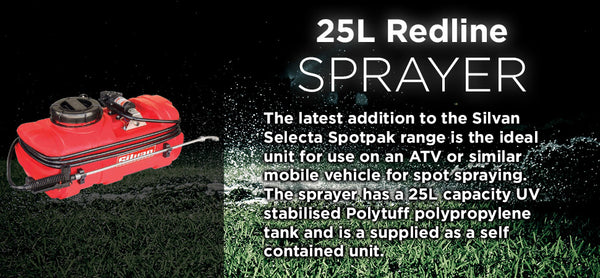 25L Redline Rechargeable Sprayer - turfmate
