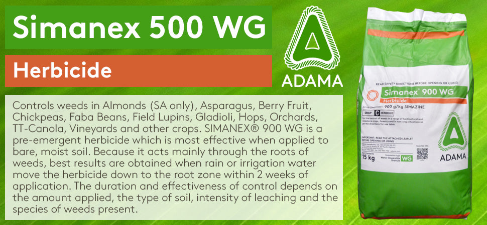 simazine herbicide 15kg Simanex® 900 WG