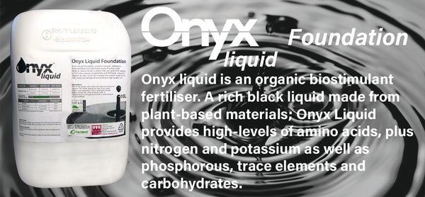 10L Onyx Bio Foundation Liquid Fertiliser 5-0-2 - turfmate