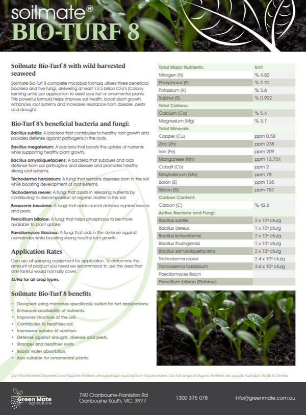 Soil Mate Bio-Turf 8