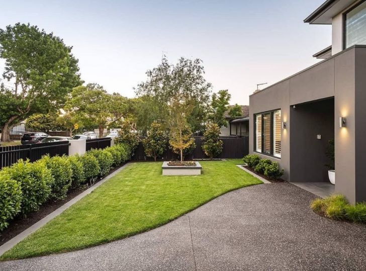 Eureka Premium VG Kikuyu lawn showing the leaf or landscaped finish.