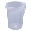 Translucent 5L measuring jug with graduated scale