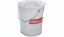Silvan 25L chemical measuring bucket with moulded graduations and wire handle
