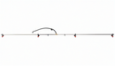 Silvan 2 metre boom with four nozzles for a 12V trailed sprayer