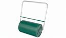 Silvan 60 litre green lawn roller with steel handle