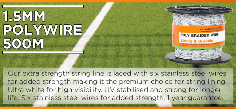 1.5mm PolyWire 500m - turfmate