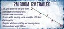 2m BOOM 12V Trailed - turfmate
