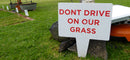 Aluminium Rule and Direction Signage - turfmate