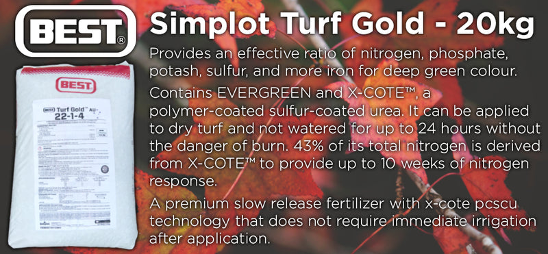 Simplot Fertilizer Sign Simplot Turf Gold