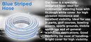 Blue Striped Irrigation Hose - turfmate