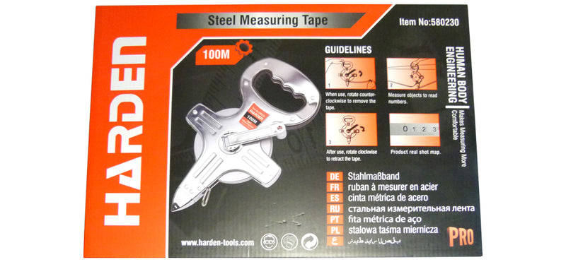 100m Steel Harden Measuring Tape