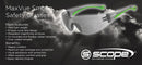 MaxVue Smoke Safety Glasses - turfmate
